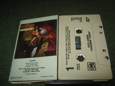 Rick James - Throwin' Down (cassette) Foto 1 de 4
