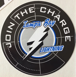vintage Tampa Bay Lightning (NHL) hockey sticker - Picture 1 of 1