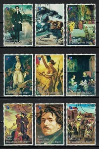 Niger 1998 _ Eugène Delacroix - "Philex '99 - France" _ CTO - MNH ** - Foto 1 di 1