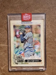 Dellin Betances 2017 Gypsy Queen serie Topps Archives SIgnature 2019 automático 3/7 - Imagen 1 de 2
