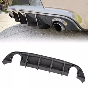 For 2015-2023 Dodge Charger SRT Rear Diffuser Bumper Lip Gloss Carbon Fiber Look - Picture 1 of 13