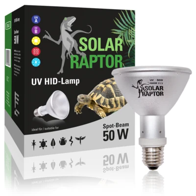 ECONLUX SOLAR RAPTOR® UV HID-Lampe 50W PAR30 Spot-Strahler 23,6°