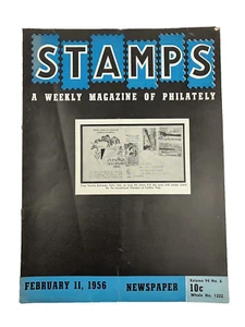Vintage STAMPS WEEKLY PHILATELY Magazine February 18th, 1956 - Imagen 1 de 3