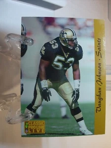 1993 Cassic Pro Line Live #179 - Vaughan Johnson - New Orleans Saints 93-136 - Picture 1 of 2