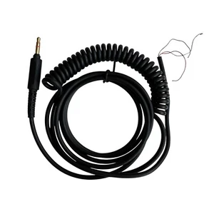 Replace Repair 3.5mm male Spring Audio cable wire for Headphones DIY - Picture 1 of 7