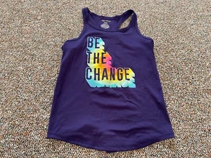Tek Gear Girls Be The Change Active Wear Tank Top Size M (8) - Picture 1 of 3