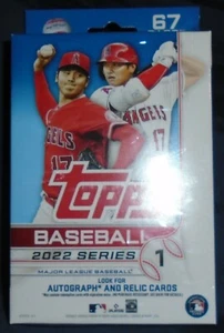Topps Baseball Series 1 2022 caja colgante -sellada -67 tarjetas - Imagen 1 de 1
