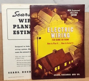 Vintage Sears Rehbock elektrische Verkabelung Posten (2) - Bild 1 von 9