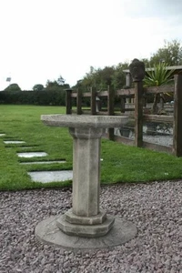 Old Stone Birdbath (DELIVERY EXCEPTIONS) - Picture 1 of 2