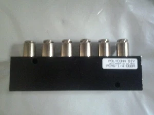 Polyconn 6 port manifold block NEW pcmq-1/4-06ba - Picture 1 of 1