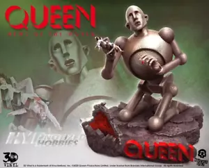 QUEEN ROBOT (NEWS OF THE WORLD) 3D VINYL KNUCKLEBONZ STATUE - Bild 1 von 5