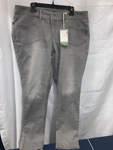 Pantalones de mezclilla para mujer Levis 542 18 gris lavado claro nuevos con etiquetas - Imagen 1 de 7