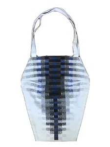 LOUISE GOLDIN X TOPSHOP GEOMETRIC 100% COTTON ECO FRIENDLY REUSABLE TOTE BAG NEW - Picture 1 of 10