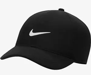 NEW Nike WOMEN'S Aerobill HERITAGE86 Perforated Golf Hat/Cap-Black DH1916-010 - Picture 1 of 2