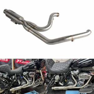 Full 2-into-1 Exhaust System Kit For Harley '17-Up Touring FLHT/FLHR/FLHX/FLTRX - Bild 1 von 9