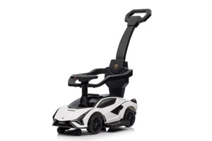 Lamborghini Sian Lizenziert Aufsitzen Pushcar W / Aufbewahrung Griff Weiß - Bild 1 von 23