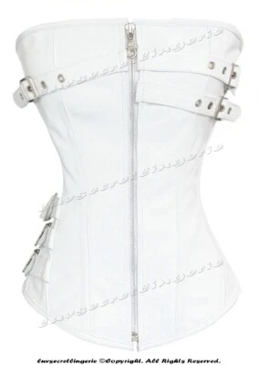 Corsé de entrenamiento de cintura deshuesada doble de acero resistente 24 sobre busto #9099-LE Foto 1 de 4