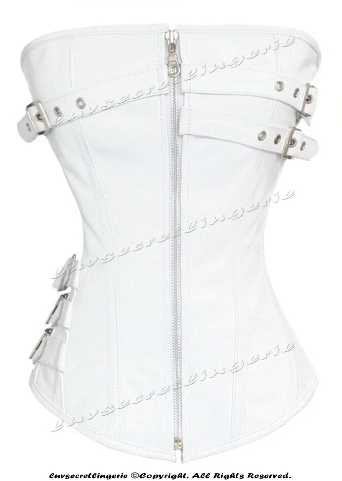 Corsé de entrenamiento de cintura deshuesada doble de acero resistente 24 sobre busto #9099-LE Foto 1 de 4