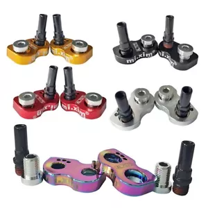 1 Pair Bike Bicycle V-Brake Rack Extension Holder Frame Brake Adapter 22mm Part - Picture 1 of 15
