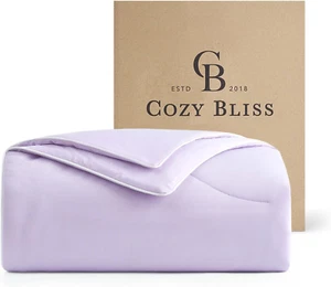 Cooling Comforter Queen Size Dual-Sided, Ultra-Soft Cooling Blankets for Hot Sle - Picture 1 of 12