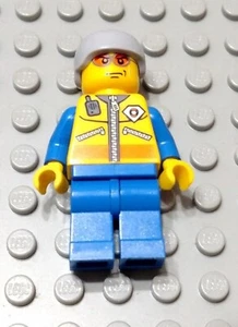 LEGO City Town Guardia Costera Helicóptero Rescate Nadador Minifigura - Imagen 1 de 1