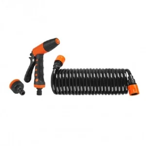 Schlauchkit 6m Spiralschlauch Düse Adapter Set Segelboot Motorboot Camping - Bild 1 von 6