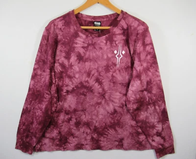 NEW Star Wars Her Universe Ahsoka T-shirt Women Plus Size 2X Purple Tie Dye - Image 1 of 4