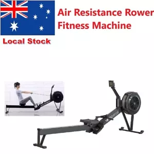 Air Rowing Foldable Machine Resistance Rower Exercise Intelligent Fitness AU - Picture 1 of 4