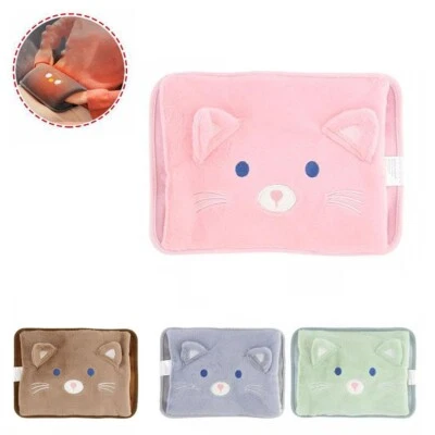 ROBERTAGOR DFH BORSA ACQUA CALDA ELETTRICA SCALDINO SCALDA MANI LETTO RICARICABILE GATTO