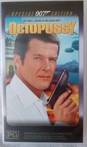 OCTOPUSSY * SEALED VHS** James Bond 007 Roger Moore PAL Video Tape Maud Adams - Picture 1 of 5