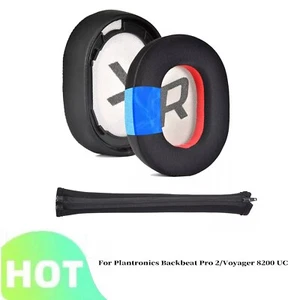 Ice-Gel Ear Pads w/Headband For Plantronics Backbeat Pro 2/Voyager 8200 UC Black - Bild 1 von 15