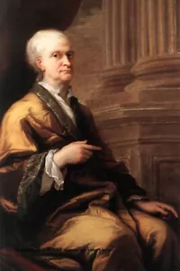 FOTO Isaac Newton Retrato Genio Científico Arte de la Vejez 1712 - Imagen 1 de 2