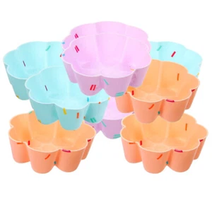 12 Pcs Backförmchen Aus Silikon Mini-Silikonformen Cupcake -Formen - Bild 1 von 12