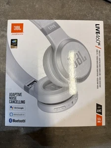 Auriculares inalámbricos con cancelación de ruido JBL Live 460NC - NUEVOS BLANCOS SIN ABRIR - Imagen 1 de 5