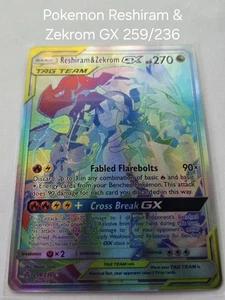 Pokemon Reshiram & Zekrom GX 259/236 English - Bild 1 von 2