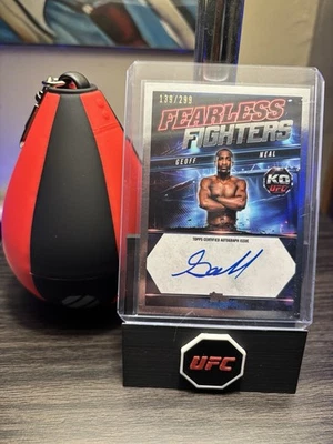 2025 Topps UFC Knockout Geoff Neal Fearless Fighters Autograph /299 - Image 1 of 2
