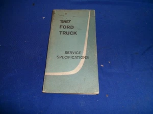 Ford Truck 1967 especificaciones de servicio manual de taller - Imagen 1 de 1