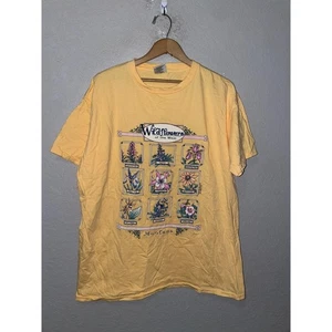 Camisa Vintage Wildflowers Of The West Montana Amarilla Gráfica Camiseta Años 90 Grande - Imagen 1 de 8