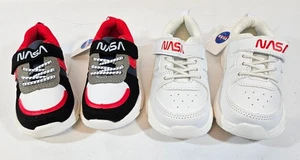 Scarpe da ginnastica Nasa per bambini, bambini, taglie 14 e 15, interesse spaziale, nuove con etichette - Foto 1 di 11