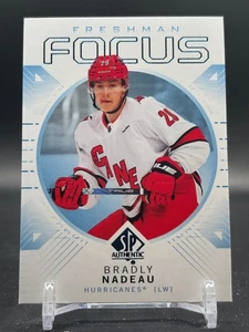 2024-25 Bradly Nadeau SP Authentic Freshman Focus Rookie Blue Parallel #FF-1 - Picture 1 of 3
