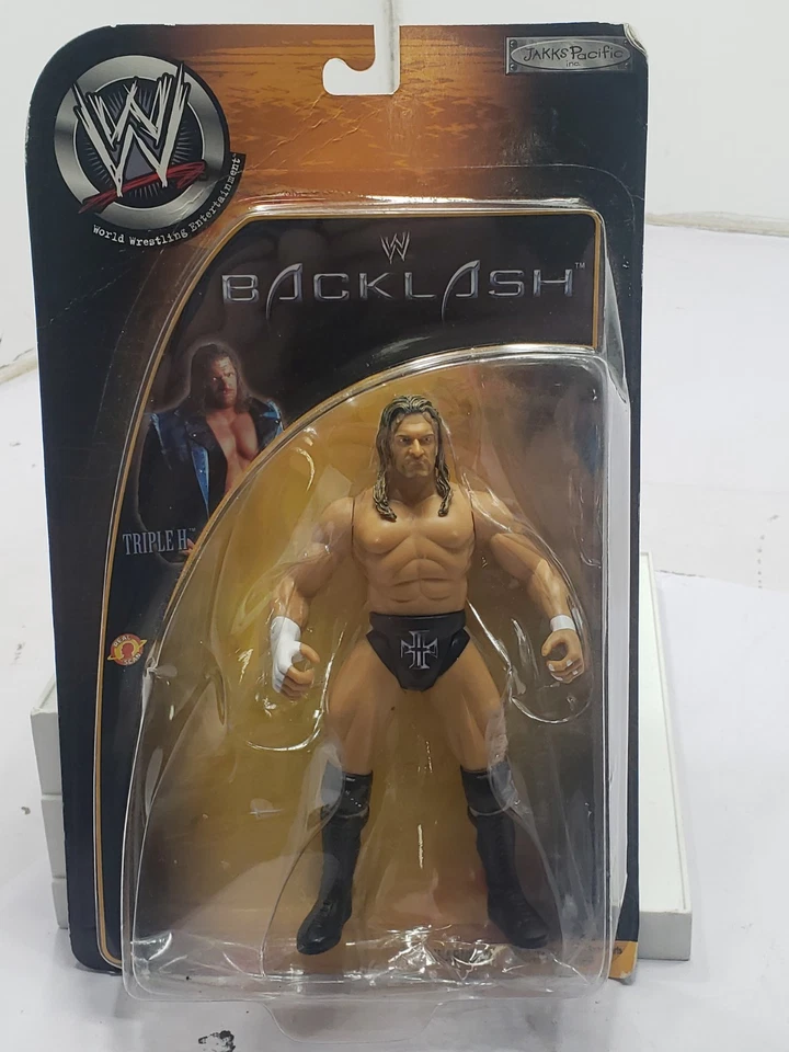 2002 Chris Benoit Edge 2 Jakks Pacific Backlash WWE WWF Action Figure