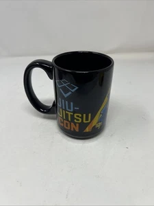 IBJJF Jiu-Jitsu Con Print Black Promotional 4.5" Ceramic Coffee Tea Mug Cup - Picture 1 of 7