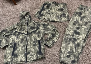 Nike Tech Dri-FIT Woven Camo Windrunner Oversized Jacke & Hose & Shorts Gr. L - Bild 1 von 13
