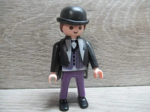 Playmobil Figuren | Herr mit Melone zum Puppenhaus | rosa Serie | 1900 - Picture 1 of 1