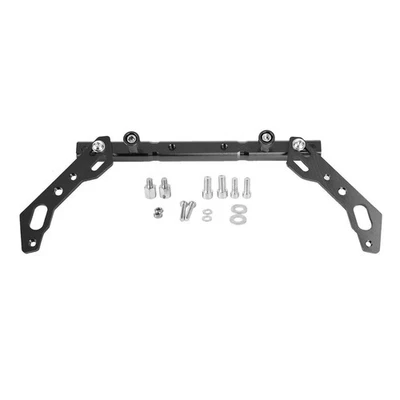 Levier D'Équilibre De Guidon Réglable À Barre Transversale Cnc Noir Pour Moto - Photo 1/4