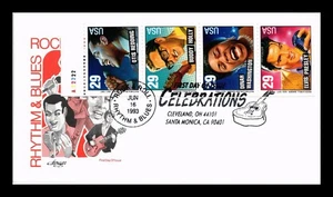 DR JIM STAMPS US COVER LEGENDS OF MUSIC BOOKLET FIRST DAY ISSUE ARTMASTER - Picture 1 of 2