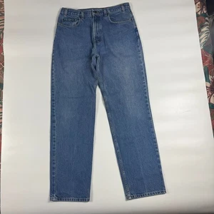 Jeans Kirkland Signature uomo 36x34 blu denim vita alta vestibilità rilassata gamba dritta - Foto 1 di 9