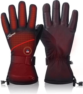 Telguua beheizbare Handschuhe mit Touchscreen für Damen und Herren, wiederaufladbar 7,4 V - Bild 1 von 5