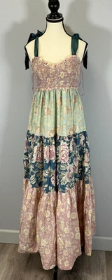 Free People Bluebell Women's Size S Antique Combo Maxi Dress - Image 1 of 4