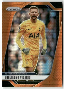 2024-25 Panini Prizm Premier League No. 85 Guglielmo Vicario Orange Hyper Prizm - Bild 1 von 2